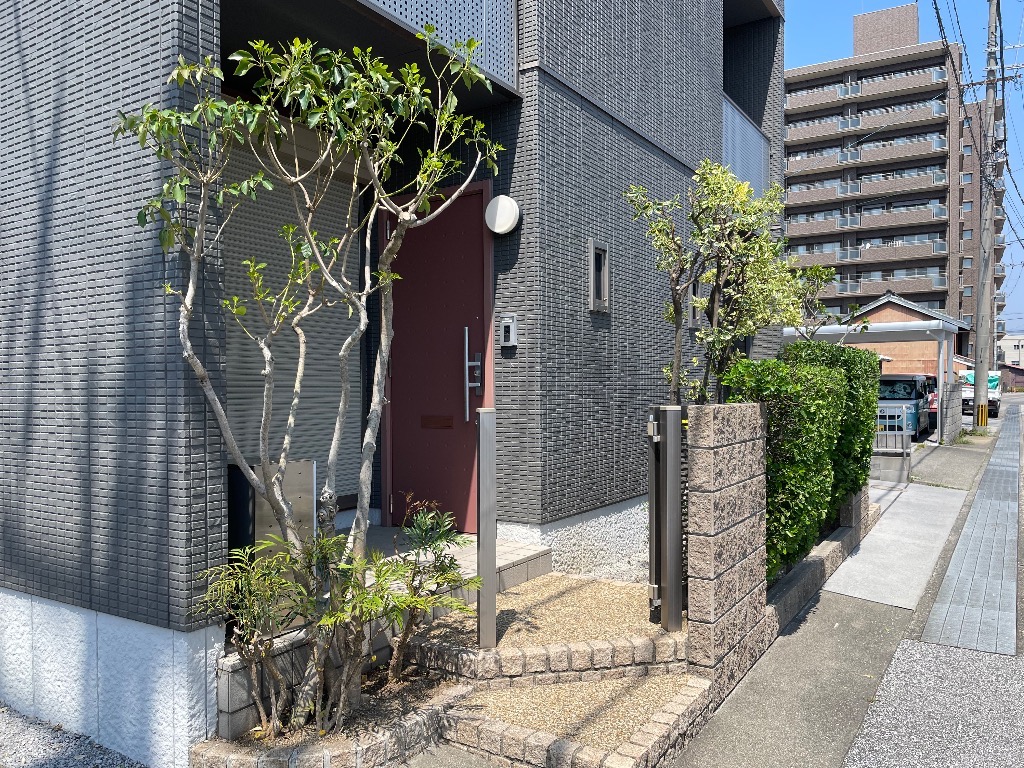 長浜市　集合住宅　剪定(葉刈り)